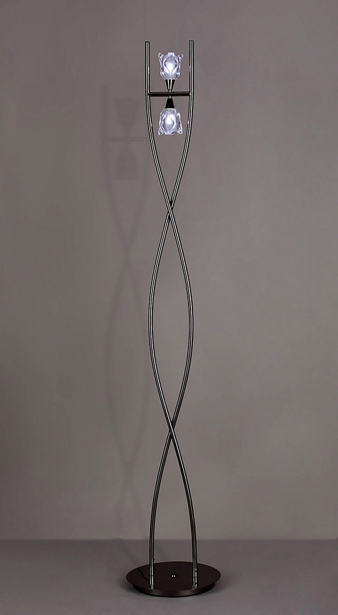 Amel Black Chrome Floor Lamps Mantra Multi Head Floor Lamps Amel Black Chrome Floor Lamps Mantra Multi Head Floor Lamps